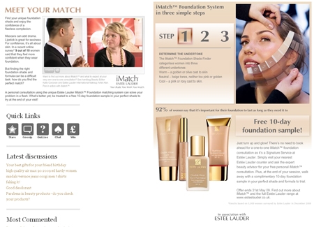 Estee Lauder iMatch