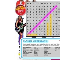 Musical word search