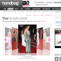 Year in style carousel and voting